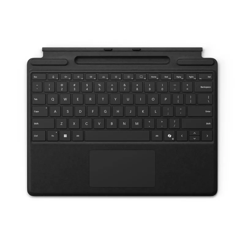 Microsoft Surface Pro KB w/ PenStor QWERTY juoda jutiklinė dalis prijungimo stotelė