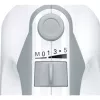 Rankinis plaktuvas Bosch MFQ36400 — 450 W, 5 greičiai, turbo, 1,3 m laidas, pilka/baltas