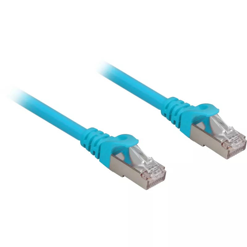 komutacinis kabelis RJ45 Cat.6a SFTP (mėlynas, 1 metras, LSOH (be halogenų))