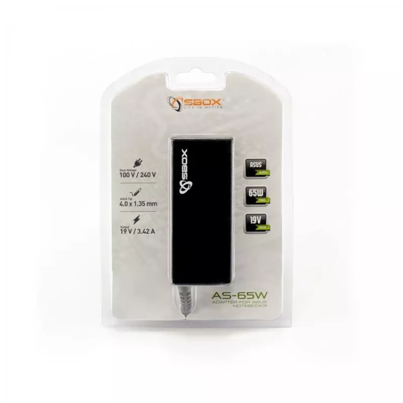 Sbox adapteris, skirtas ASUS nešiojamiesiems kompiuteriams AS-65W