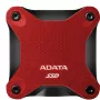 Išorinis SSD ADATA SD620 1 TB, nešiojamas USB 3.2 Gen 2 (Micro-USB B), skaitymo greitis 520 MB/s, rašymo greitis 460 MB/s, atsparus smūgiams, raudonas