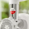 Buitinė elektrinė mėsmalė SMAPP 489.8 — 2000 W, 3 sieteliai (2,7 / 8 mm), neslystančios kojelės, pilka