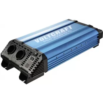 VOLTCRAFT keitiklis PSW 2000-12-G 2000 W 12 V/DC - 230 V/AC gryna sinusinė banga (VC-14490410)