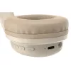 Belaidės ant ausų dedamos ausinės DEFENDER EEMOTION B640 BEIGE — binaurinės, uždara akustinė sistema, USB-C, AUX, 20–20000 Hz, 105 dB