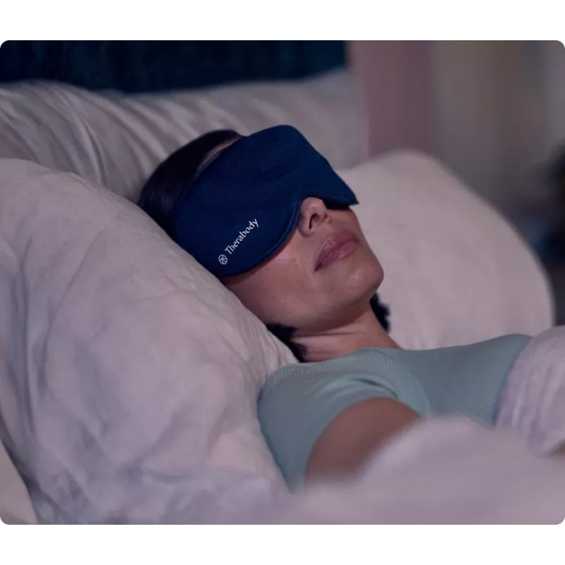 Therabody SleepMask masažuoklis veidui Juodas, Mėlynas