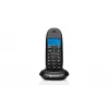 Belaidis telefonas Motorola C1001CB Juodas — DECT belaidis ragelis su 1,6 colio ekranu