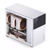 PC korpusas Jonsbo D31 STD baltas — Midi Tower, plieninis, grūdintas stiklas, Micro-ATX/ITX/DTX, 2×2,5 colio + 1×3,5 colio, GPU iki 400 mm, CPU aušintuvas 168 mm