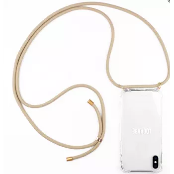Necklace Lookabe loo008 gold nude – nešiojamas išmaniojo telefono priedas pakabukas