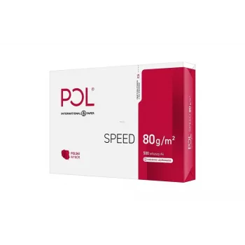 Kopijavimo popierius Igepa POLSPEED A4 80 g/m² 500 lapų — universalus biuro popierius, FSC, ECF, neutralus pH