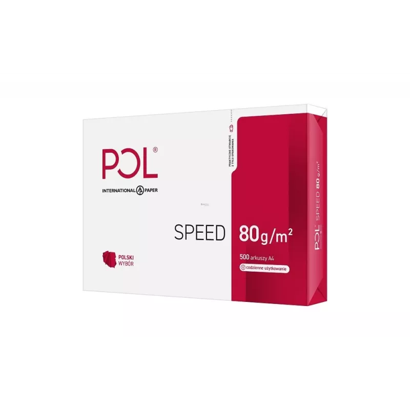 Kopijavimo popierius Igepa POLSPEED A4 80 g/m² 500 lapų — universalus biuro popierius, FSC, ECF, neutralus pH