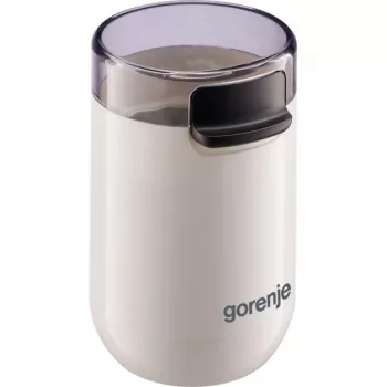 Gorenje | Kavos malūnėlis | SMK150SW | 150 W | Kavos pupelių talpa 45 g | Dangtelio saugos jungiklis | Balta