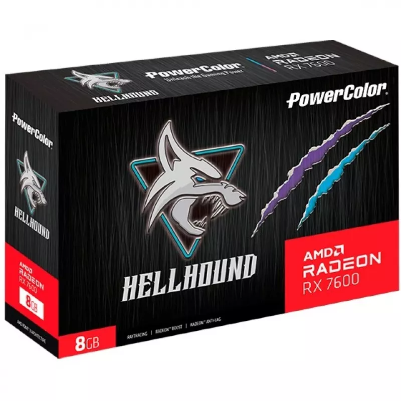 Grafikos plokštė AMD Radeon RX 7600 8 GB GDDR6