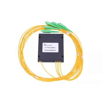 Kabelio skirstytuvas Extralink Splitter 1:4 PLC SC/APC 2.0 mm 1.5 m G657A ABS modulis