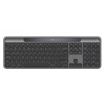 Logitech Signature plonas Solar+ K980 belaidė klaviatūra, grafito spalvos, JAV išdėstymas