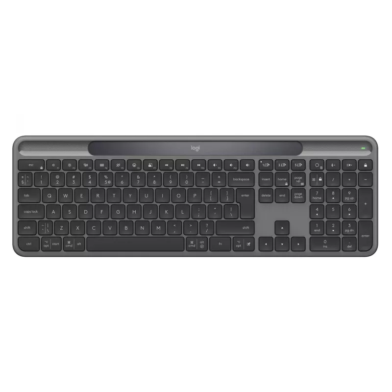Logitech Signature plonas Solar+ K980 belaidė klaviatūra, grafito spalvos, JAV išdėstymas
