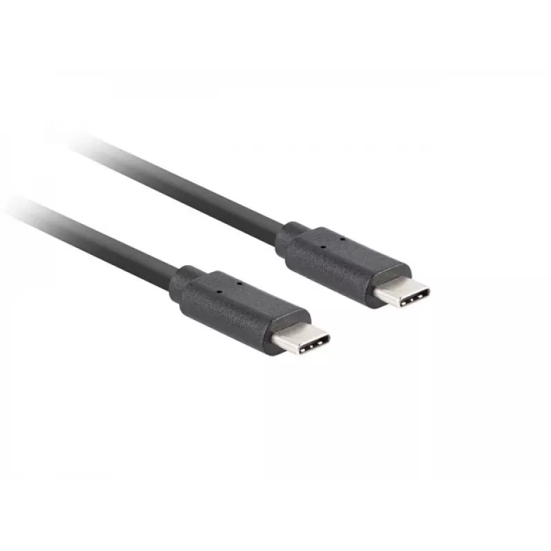 USB C į C kabelis LANBERG CA-CMCM-32CU-0018-BK USB 3.2 Gen 2, 1,8 m, juodas, 100 W PD, 4K vaizdas