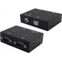 Nuoseklusis adapterio kabelis Exsys USB 2.0 prie 2 prievadų RS-232 EX-13072HM metaliniame korpuse