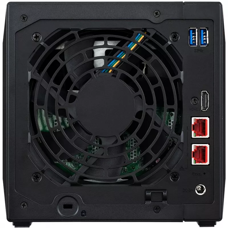 ASUSTOR Nimbustor 4 AS5304T - NAS serveris - 4 lizdai - SATA 6Gb/s - RAID 0, 1, 5, 6, 10, JBOD - RAM 4GB - 2,5 Gigabit Ethernet - iSCSI palaikymas (90-AS5304T00-MD30)