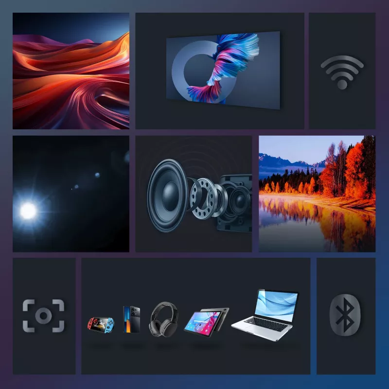 Extralink Projector Smart Life Vision Pro 450 ANSI, 1080p, Android 9.0