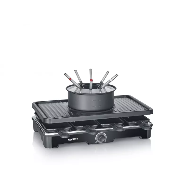 Raclette Grill Severin RG 2347 8 asmenims 1400 W juoda