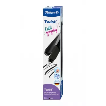 Pelikan Twist Calligraphy Juoda plunksnakojis