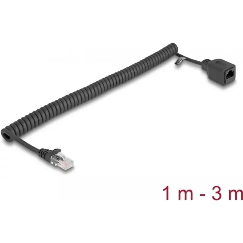 Tinklo kabelis DeLOCK 90672 RJ-45 Cat5e 3 m juodas