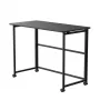 Maclean sulankstomas stalas, juodas, mobilus, 100x50cm, maks. 50kg MC-1250 B