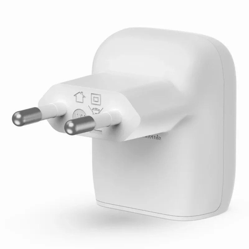 Belkin WCA006VF1MWH-B6 mobiliojo įrenginio įkroviklis Išmanusis telefonas Baltas AC Greitas įkrovimas Vidaus naudojimui
