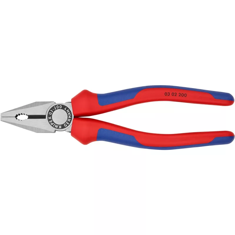 Knipex universalios replės, 2 komponentų rankenos, 200 mm
