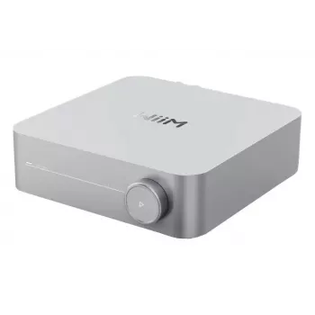 WiiM Amp Sidabrinė - Stereo srautinio perdavimo stiprintuvas