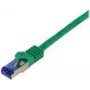 Logilink Professional Ultraflex - komutacinis kabelis - RJ-45 (K) į RJ-45 (K) - 50 cm - 6 mm - S/FTP - Cat.7 neapdorotas kabelis (kabelis) / CAT 6a (prievadai) - be halogenų, lietas, nesipainiojantis - žalias RA