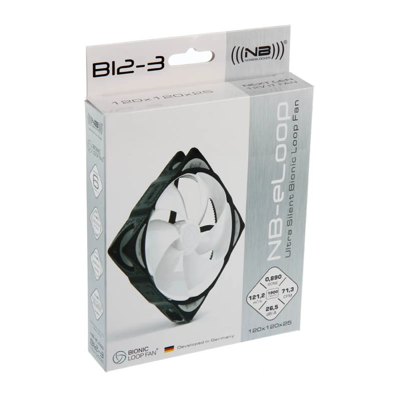 Ventiliatorius Noiseblocker eLoop B12-3