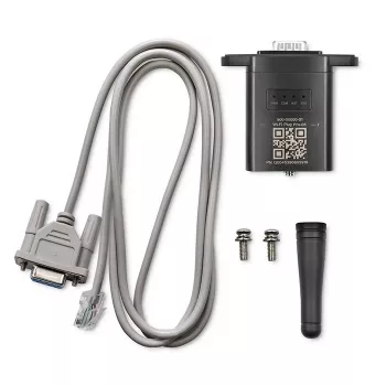 „Wi-Fi“ modulis, skirtas saulės inverteriui QOLTEC 53963 RS232 — RS232 jungtis, modelis 53963