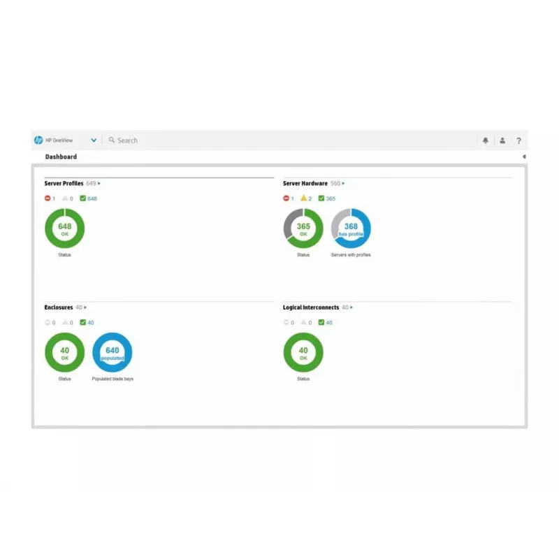 HPE OneView su iLO Advanced Tracking licencija