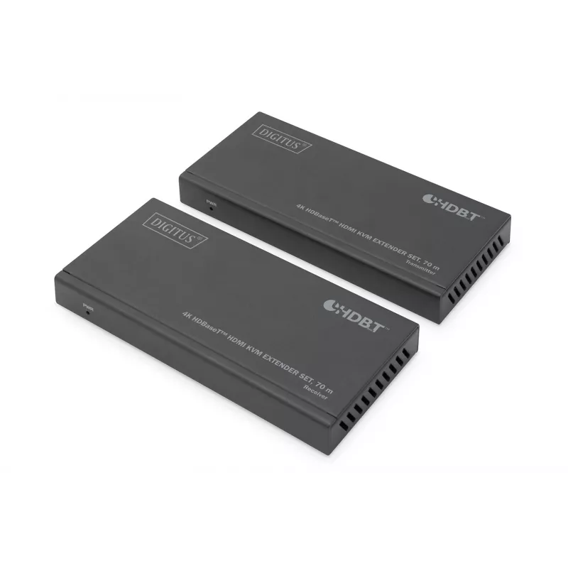 KVM plėtiklio rinkinys Digitus 4K HDBaseT HDMI 70 m laidinis