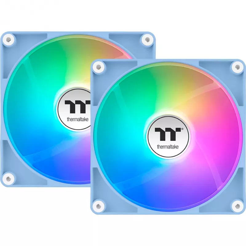 Thermaltake CT140 ARGB 140mm korpuso ventiliatorius, 2 vnt. pakuotėje, mėlynas