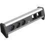 Power Extension Bachmann 3x Schuko 2x GST18 Juoda Sidabrinė