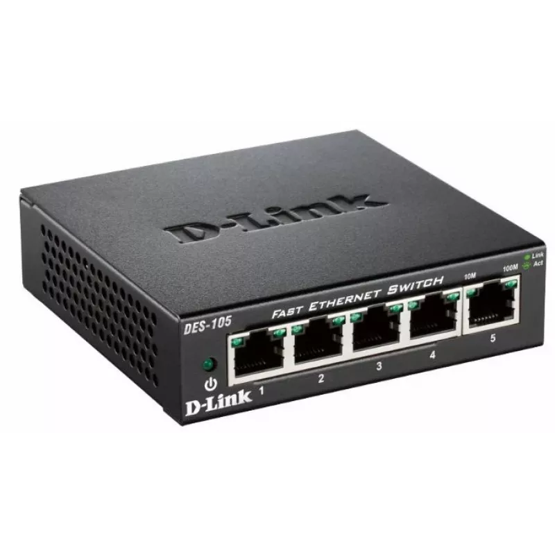 D-Link DES-105 nevaldomas L2 juodas