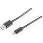 USB laidas S/CONN 14-10005 USB 2.0 1m USB A USB C Juodas