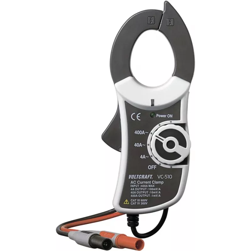 Voltcraft® VC-510 srovės matavimo replėmis adapteris 400 A kintamoji srovė, iki 30 mm (VC-510)