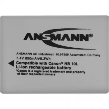 A-Can NB 10 L, kameros baterija, suderinama su Canon NB 10 L, mažmeninė