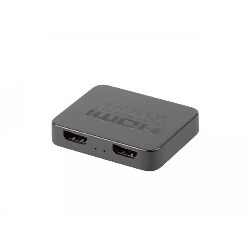 HDMI skirstytuvas LANBERG SPV-HDMI-1002 — 2x HDMI išėjimai, 4K, USB-C įvestis
