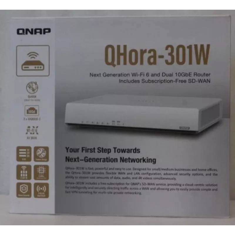 Maršrutizatorius QNAP QHora-301W Wi-Fi 6 AX
