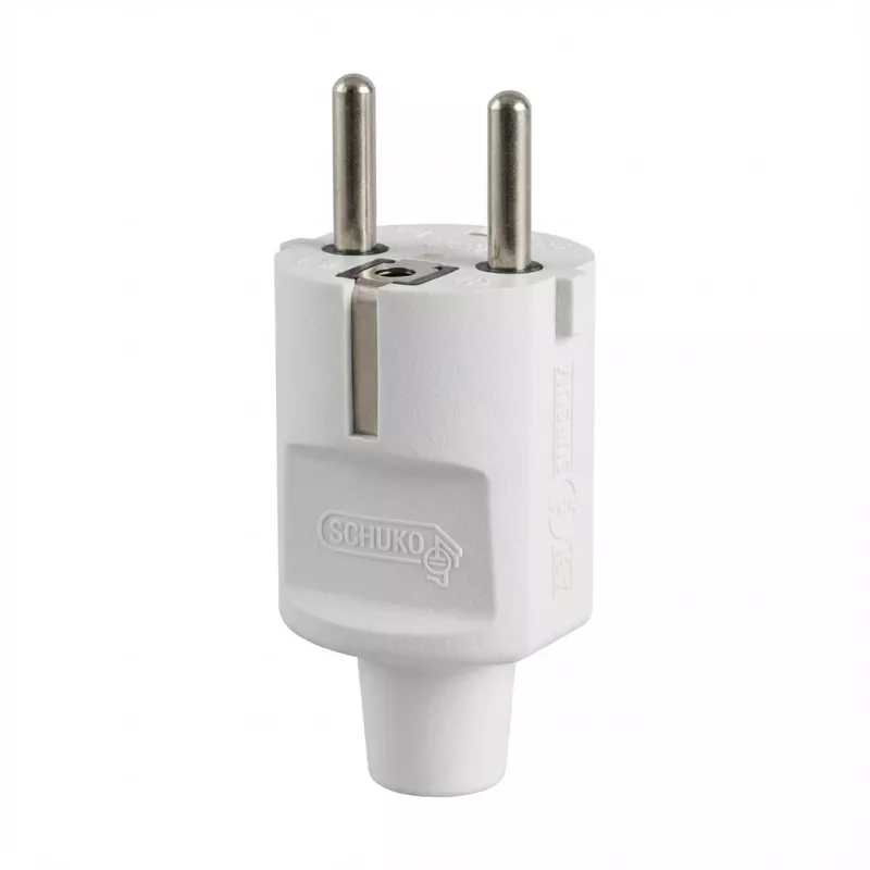 ABL 100000046 Compact Plug. SCHUKO & fr-be. TPE. Pilka. IP20. Tipas 1505