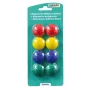 Lentos magnetukai Stanger modelis 73002 rinkinys iš 8 spalvų, pakuotėje 8 apvalūs magnetukai