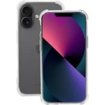 Mobilis R serija, skirta iPhone 16 - permatoma - minkšta pakuotė (057033) grūdinto stiklo ekrano apsauga