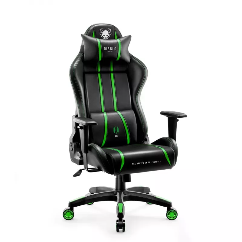Diablo X-One 2.0 Normal Size Gaming chair Juoda, Green