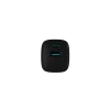 NATEC laidinis mobiliųjų įrenginių įkroviklis NUC-2141, 30W, USB-C PD 3.0 + USB-A QC 3.0, 110–240V, juodas