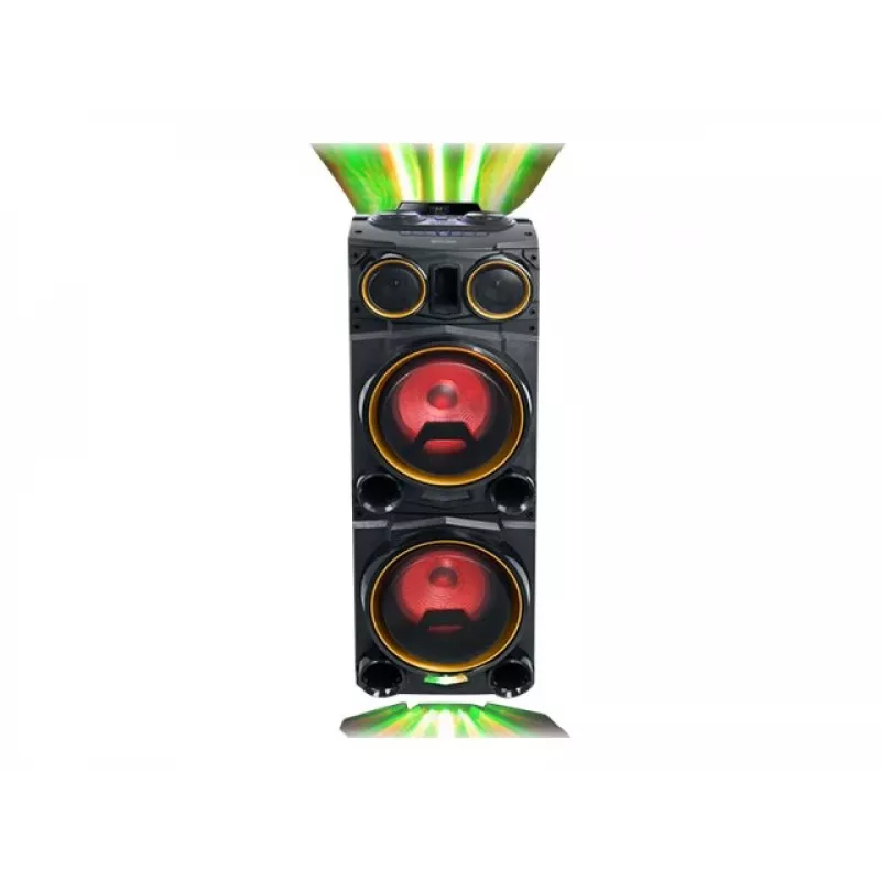 Muse M-1988 DJ nešiojamoji / vakarėlių kolonėlė, juoda, 800 W