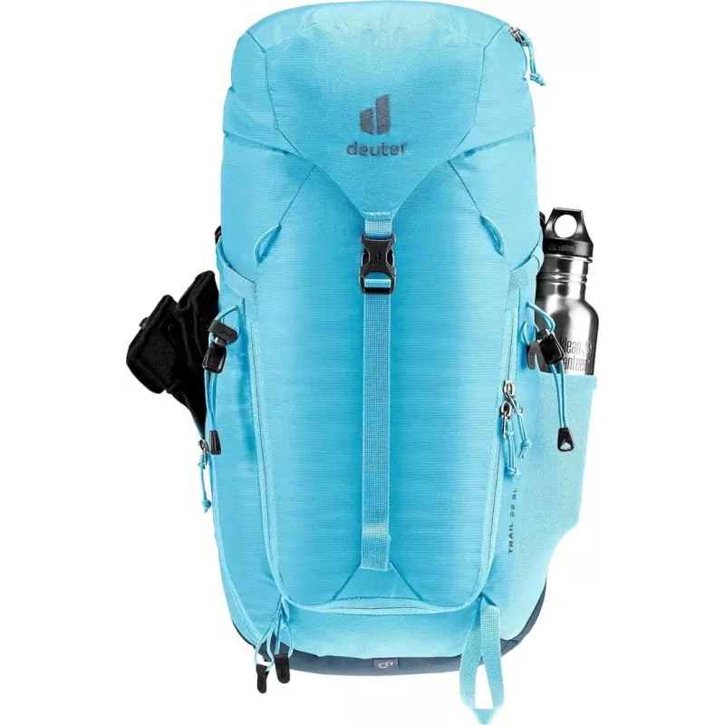 Kuprinė DEUTER Trail 22 SL moteriška žygeiviška kuprinė, 22 L, lagoon-atlantic, poliesteris, 990 g